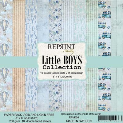 Reprint Little Boys Designpapier - Paper Pack